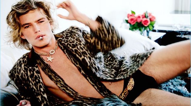 Jordan Barrett Goes Glam for Paper Magazine Jordan Barrett Goes Glam for Paper Magazine