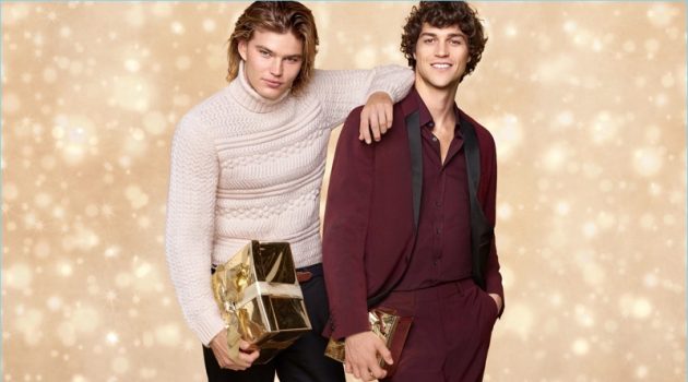 Miles McMillan & Jordan Barrett Bring the Holiday Cheer with Zalando Top models Jordan Barrett and Miles McMillan celebrate the holidays with Zalando.