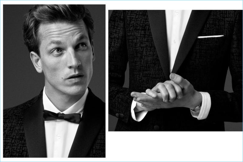 Donning a tuxedo, Hugo Sauzay stars in KİP's fall-winter 2017 campaign. » Hugo Sauzay Reunites with KİP for Elegant Fall '17 Campaign Donning a tuxedo, Hugo Sauzay stars in KİP's fall-winter 2017 campaign.