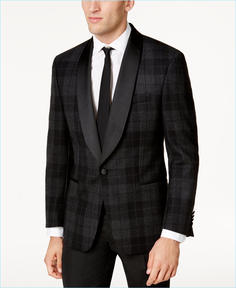 Lauren Ralph Lauren Classic-Fit Tartan Evening Jacket