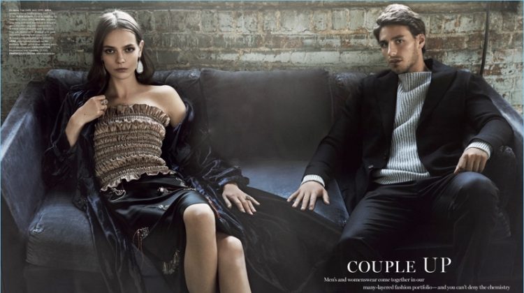 Mariano Ontañon Couples Up with Mina Cvetkovic for DuJour
