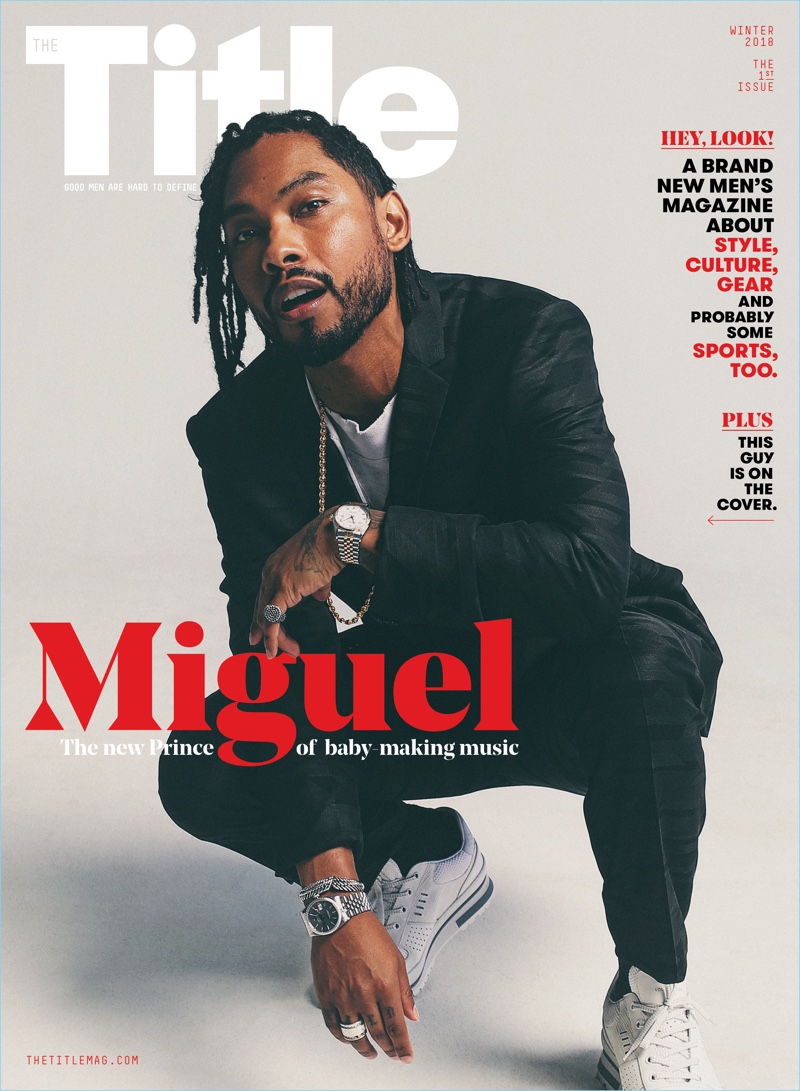 Miguel The Title Magazine Cover