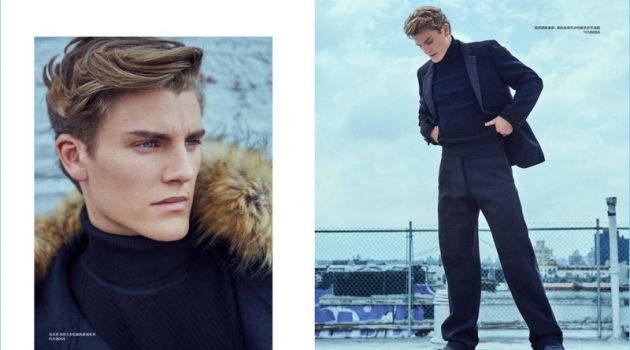 The Winter Warrior: Mikkel Jensen for Elle Men China The Winter Warrior: Mikkel Jensen for Elle Men China