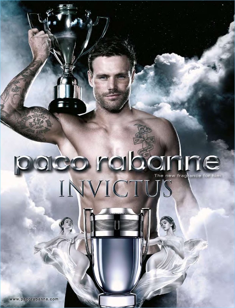 Nick Youngquest fronts Paco Rabanne's Invictus fragrance campaign.