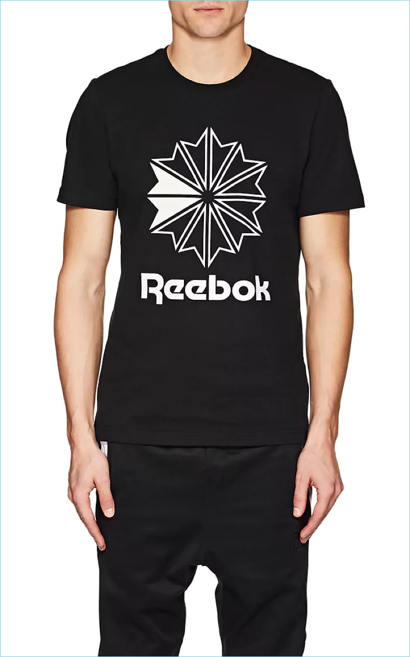 Reebok BNY Sole Series Star Crest Logo Cotton T-Shirt