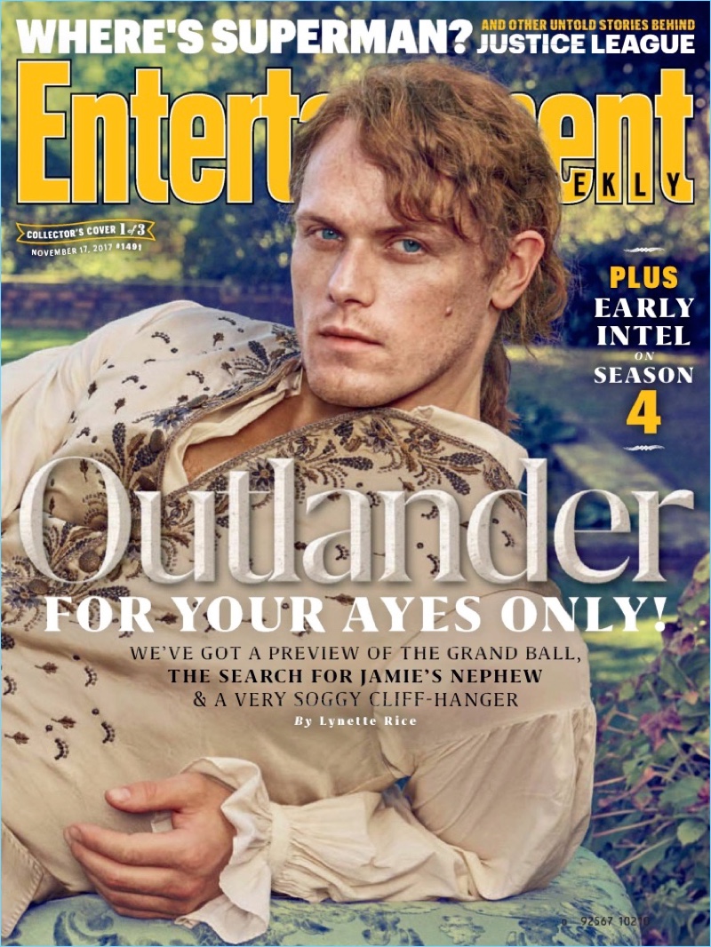 Sam Heughan Outlander Jamie Fraser Entertainment Weekly 2017 Cover