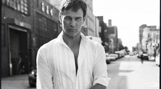Stephen Moyer Dons Bottega Veneta for The Laterals, Reflects on 'True Blood' Connecting with The Laterals, Stephen Moyer wears Bottega Veneta.