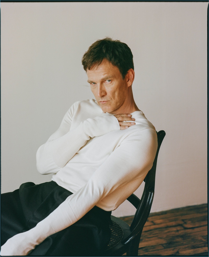 Stephen Moyer dons Bottega Veneta for The Laterals.