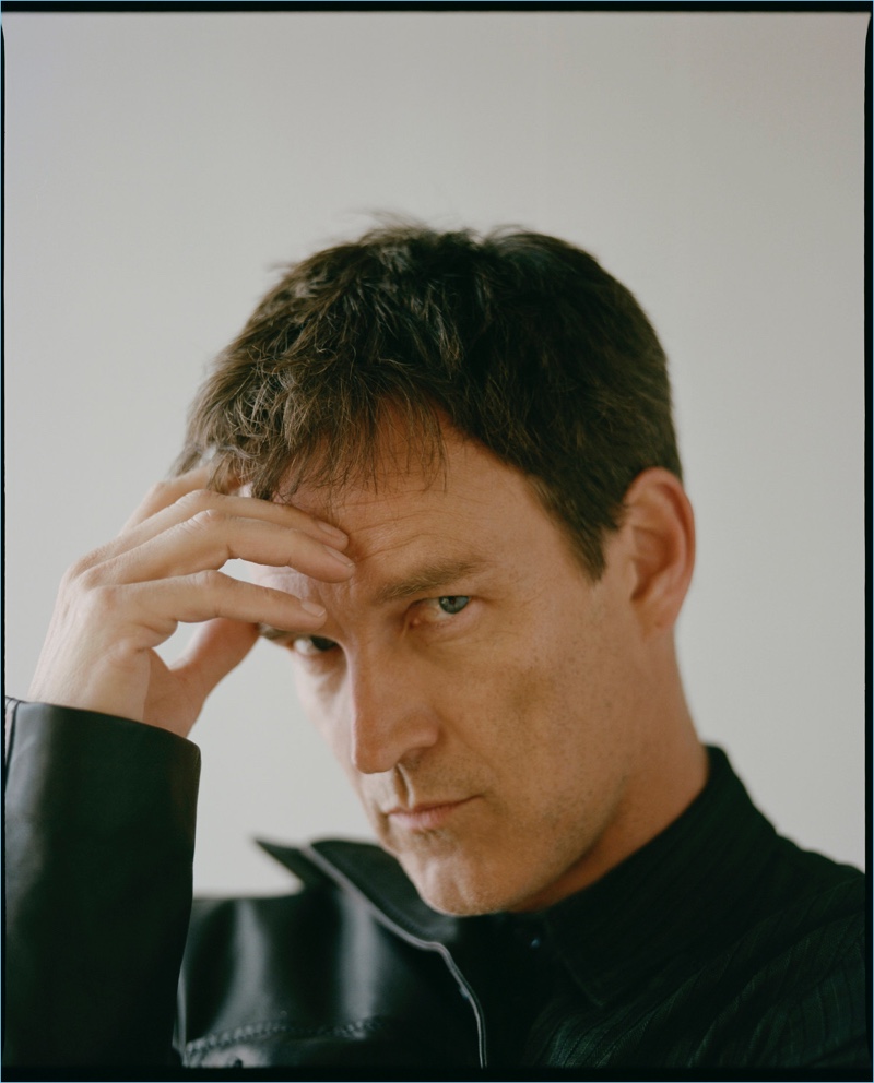 Ready for his close-up, Stephen Moyer appears in a new photo shoot for The Laterals.