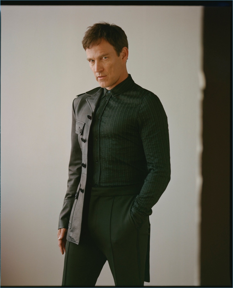 Matthew Priestley photographs Stephen Moyer in Bottega Veneta for The Laterals.