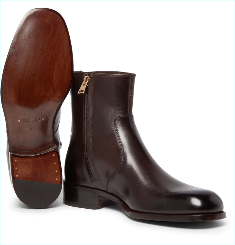 Tom Ford Icon Wilson Leather Boots » Shop Tom Ford's Style Rulebook: Exclusive Mr Porter Capsule Collection Tom Ford Icon Wilson Leather Boots