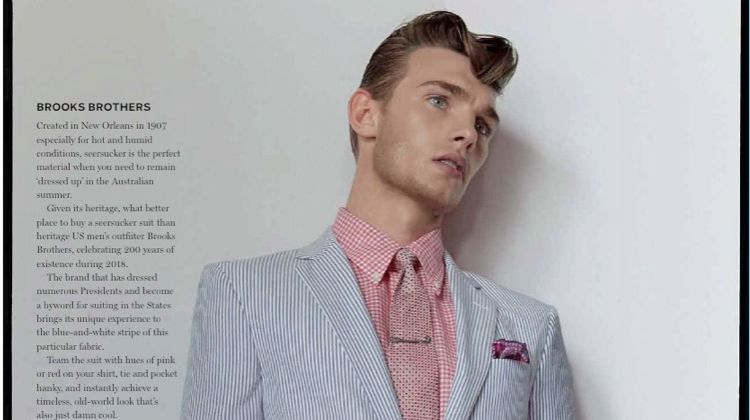 Tommy Marr is On Trend for Men’s Style Australia