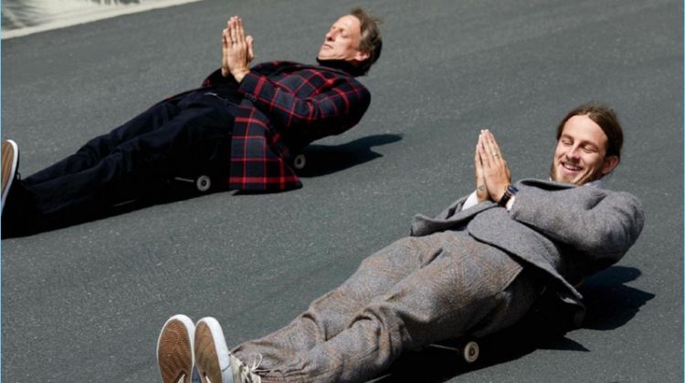 The First Family of Skate: Riley & Tony Hawk for GQ Style