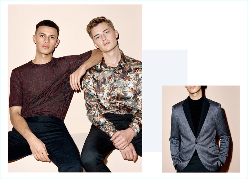 Liven up the holiday season with fun prints by Topman.