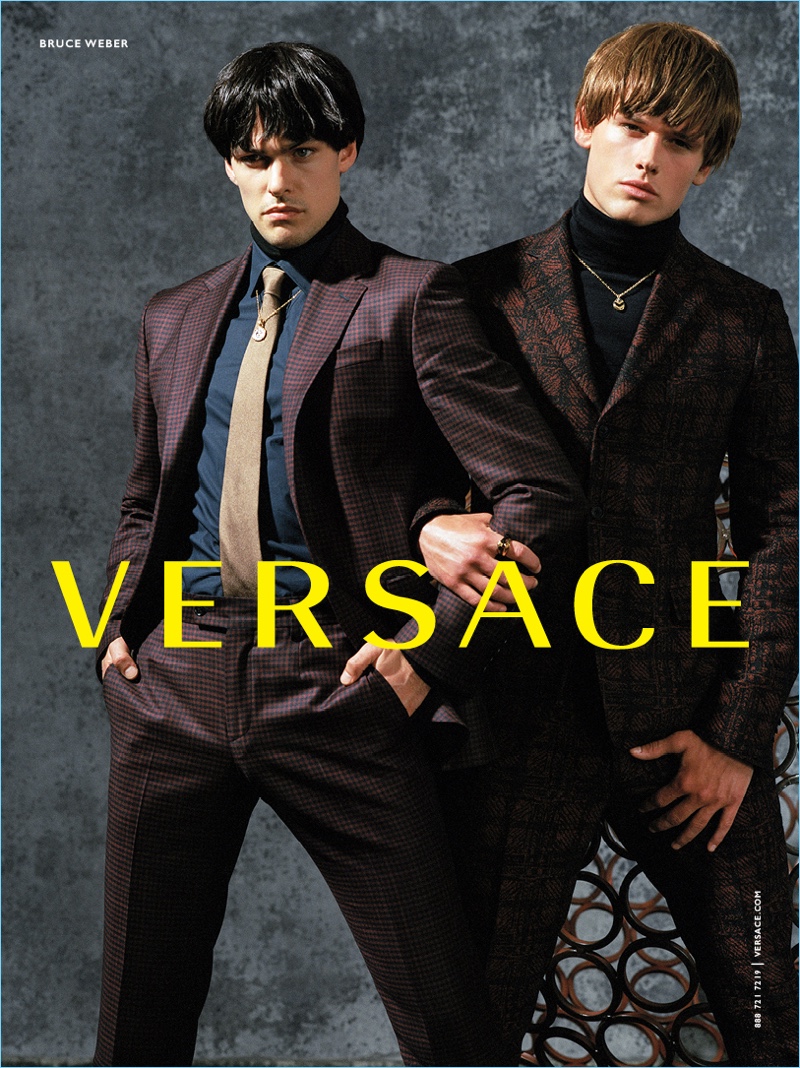 Versace | Fall 2017 | Men's | Michael Gioia | Bruce Weber