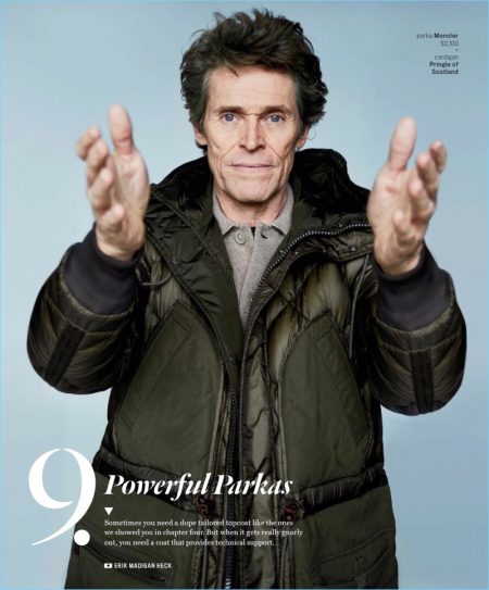 Willem Dafoe Wears Fall Trends for GQ Style