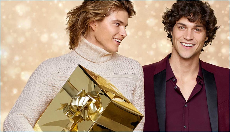 Jordan Barrett and Miles McMillan front Zalando's holiday 2017 campaign.