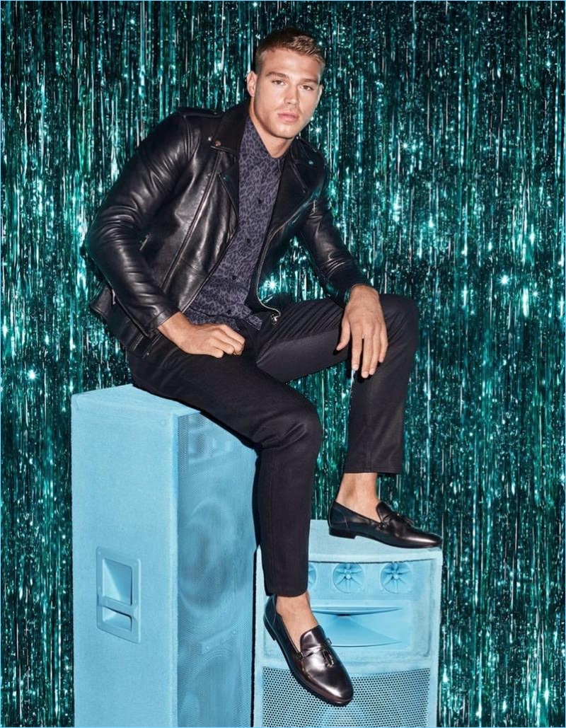 Matthew Noszka stars in Aldo's holiday 2017 campaign.