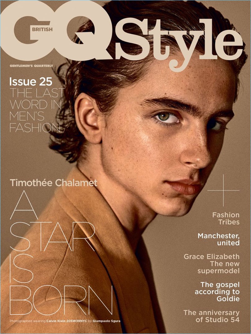 Timotheé Chalamet covers British GQ Style.