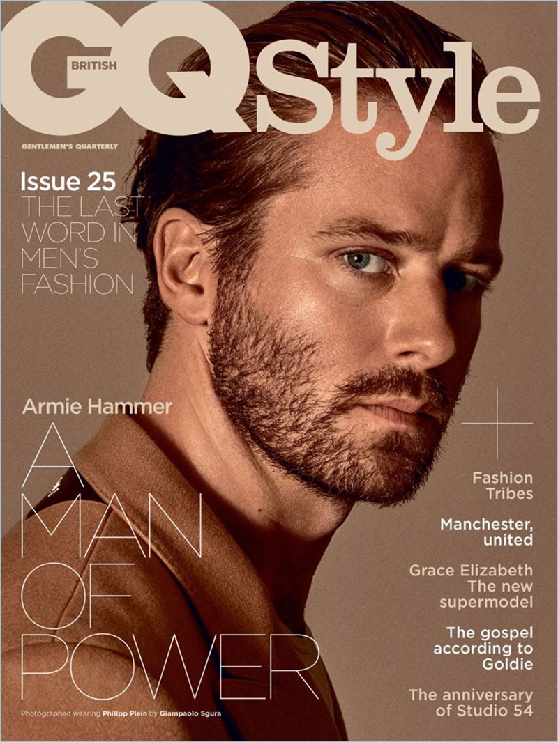 Armie Hammer covers British GQ Style.