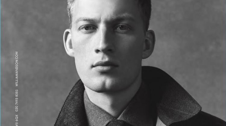 Bastian Thiery fronts the fall-winter 2017 campaign of William & Son.