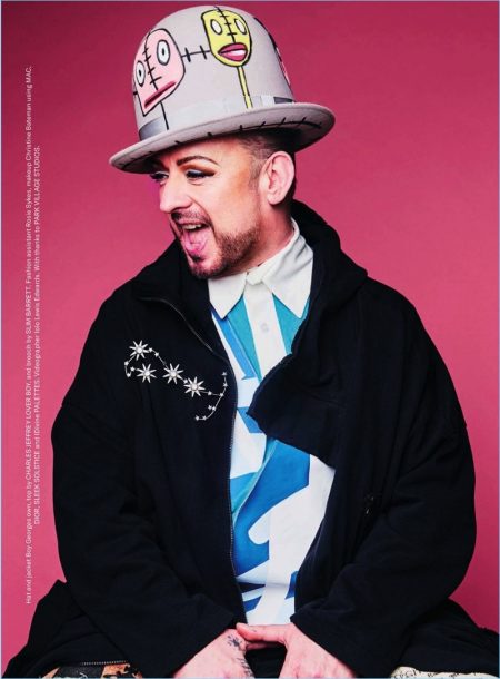 Boy George Gay Times Cover Photo Shoot 007