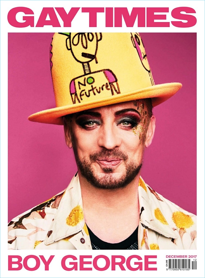 Boy George covers the December 2017 issue of Gay Times. » Boy George Brings Colorful Style to Gay Times Cover Shoot, Talks Upcoming Music Boy George covers the December 2017 issue of Gay Times.