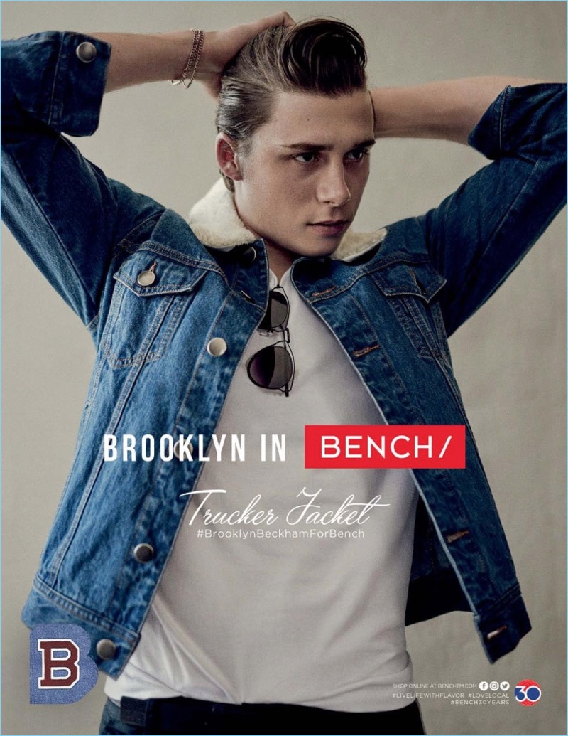 Brooklyn Beckham fronts a campaign for Bench/