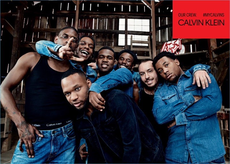 Calvin Klein taps A$AP Mob for its latest denim campaign.