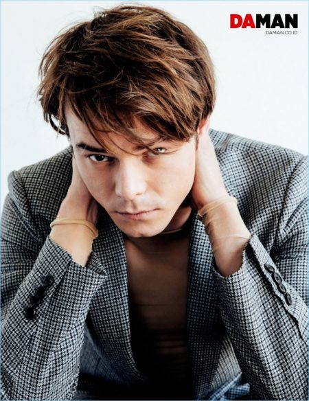 Charlie Heaton 2017 Da Man Cover Photo Shoot 001