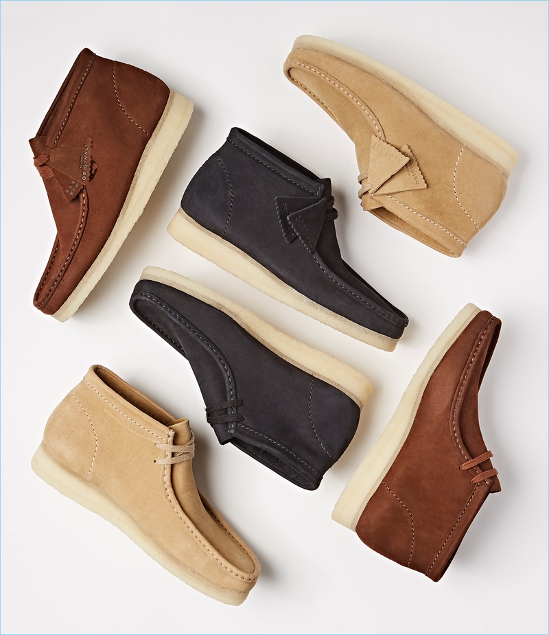 Barneys x Clarks Nubuck Wallabee Boots