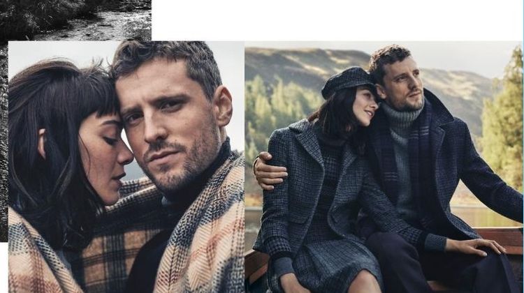 Daks enlists models Emma Appleton and George Barnett as the stars of its fall-winter 2017 campaign.