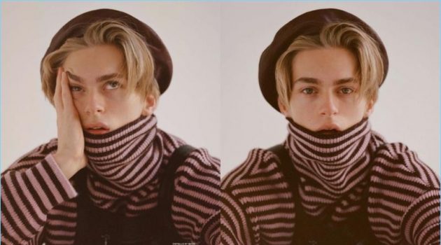 Dominik Sadoch Models Eclectic Knits for Hero Magazine Dominik Sadoch Models Eclectic Knits for Hero Magazine