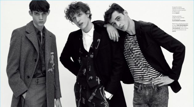 Adrien Sahores, Xavier Buestel + More Cover L'Officiel Hommes Paris