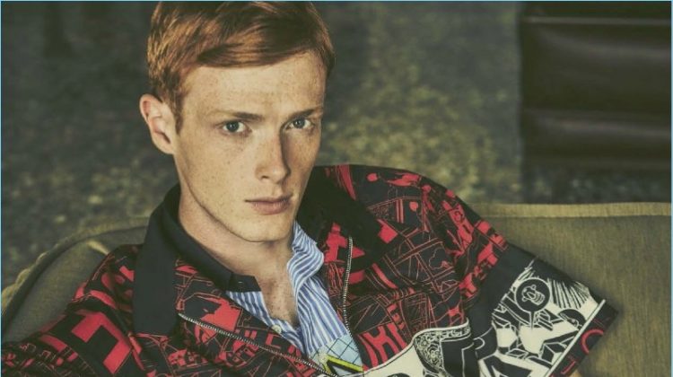 Linus Wordemann & Charlie Ayres-Taylor Don Prada for GQ Italia