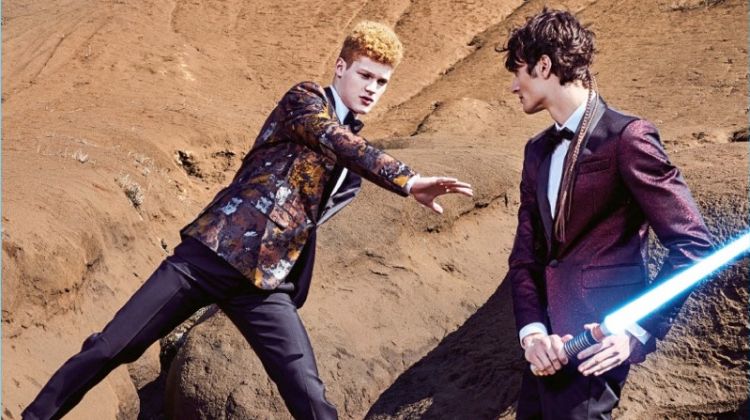 Tuxedo Wars: GQ Japan Turns to Star Wars for Inspiration