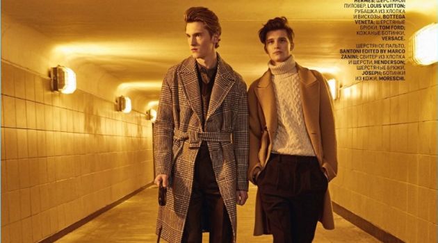 Max Steklyanov, Artem Popov & Damir Head Underground for GQ Russia Max Steklyanov, Artem Popov & Damir Head Underground for GQ Russia