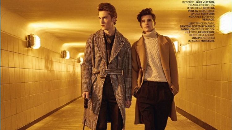 Max Steklyanov, Artem Popov & Damir Head Underground for GQ Russia