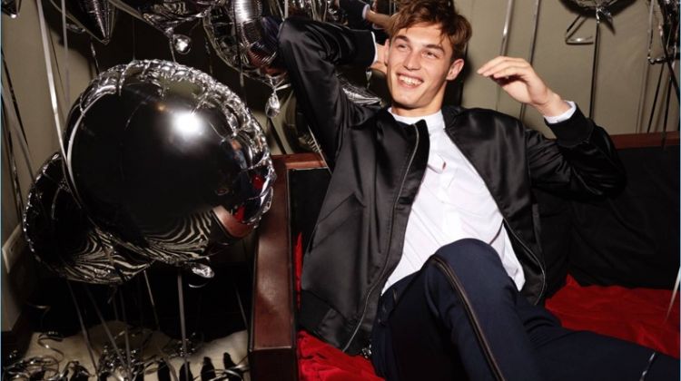 Life of the Party: Kit Butler Models Dapper H&M Styles
