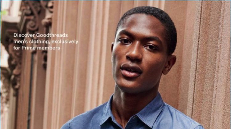 Hamid Onifade fronts Amazon Fashion's fall 2017 campaign.