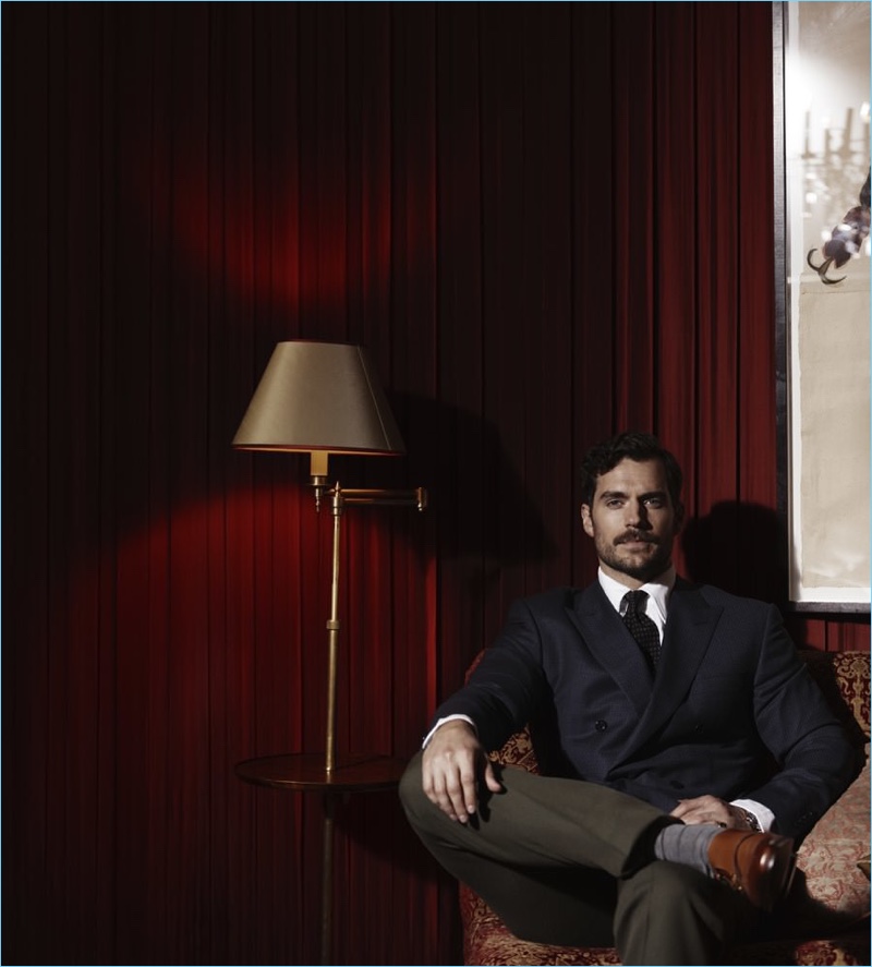 Dashing to say the least, Henry Cavill appears in a photo shoot.