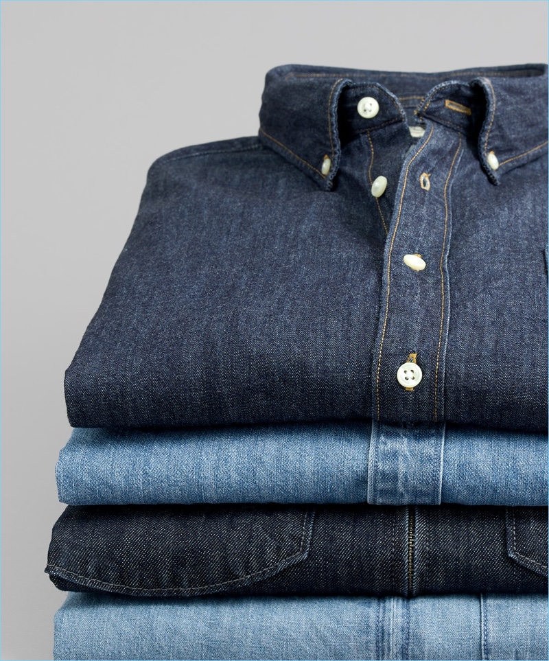 2. Denim Shirts: The denim workshirt stands out as a menswear classic and contributes to a smart everyday look.