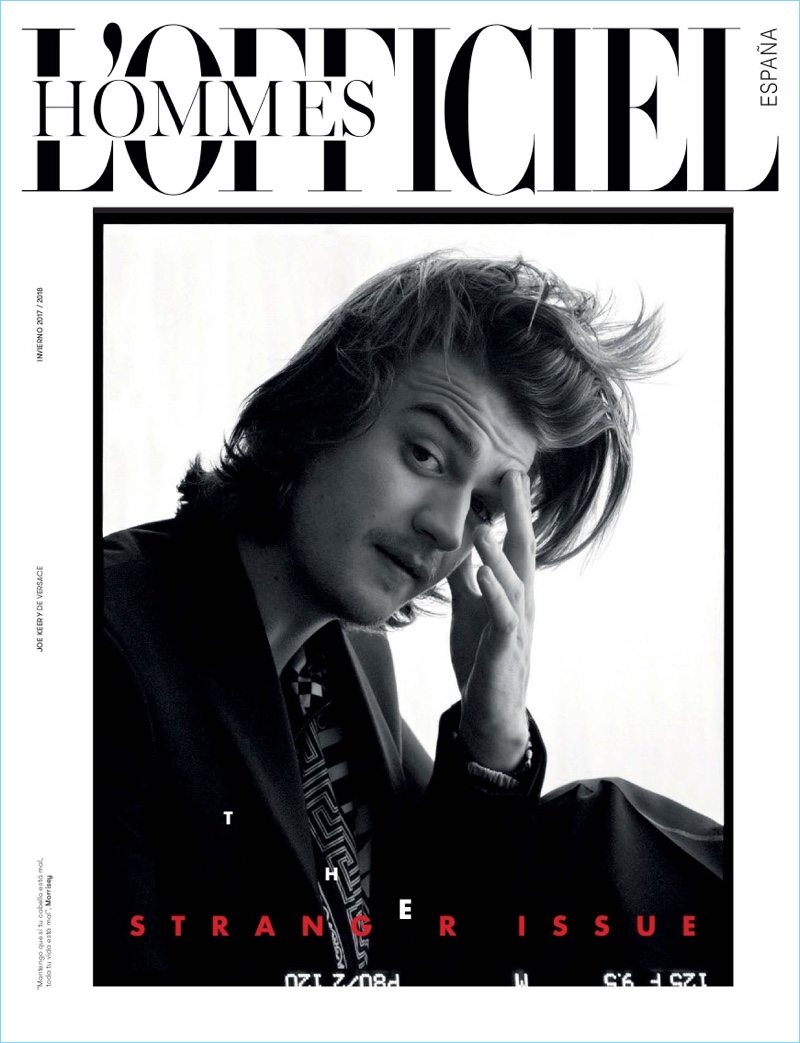 Joe Keery covers L'Officiel Hommes España.