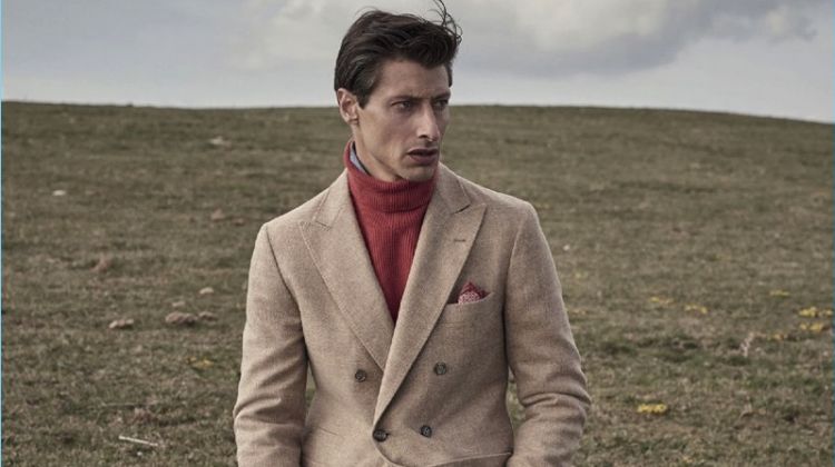 Jonas Mason for Brunello Cucinelli Fall 2017 Campaign