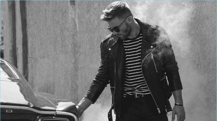 Julian Edelman fronts Joe's Jeans' fall-winter 2017 campaign.