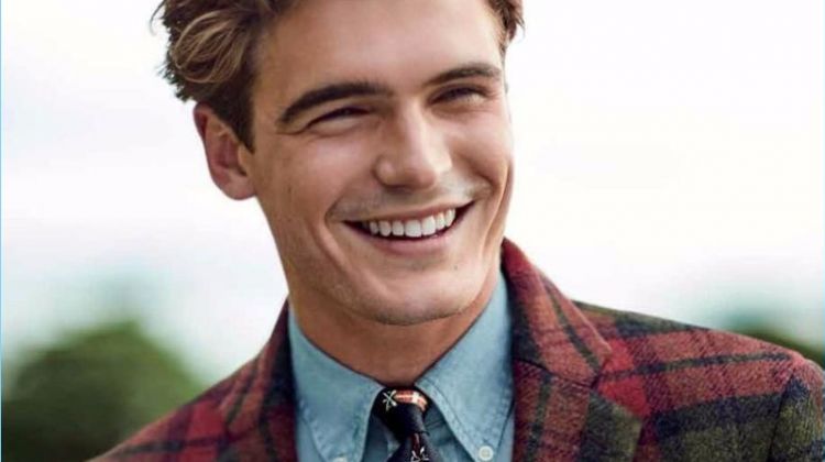 Garrett Taber is All-American for Lauren by Ralph Lauren