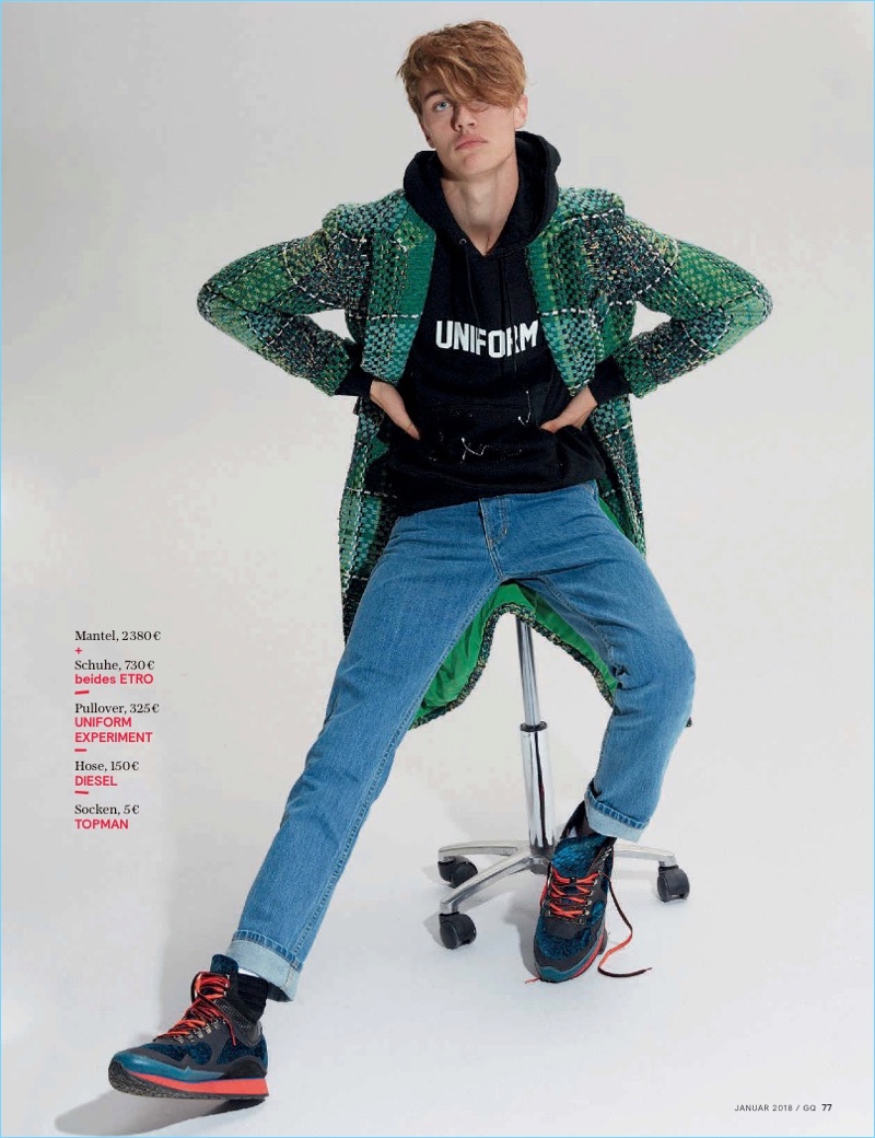 Lucky Blue Smith 2017 Editorial GQ Germany 005