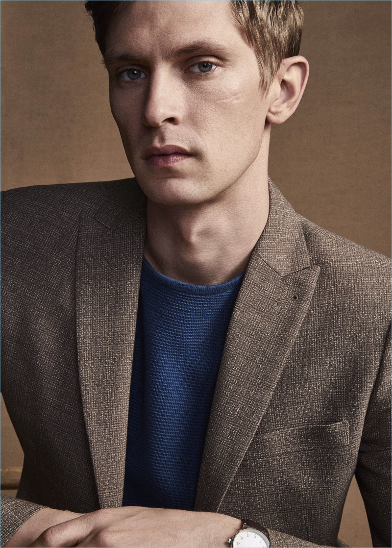Next features sharp tailoring with an outing starring Mathias Lauridsen.