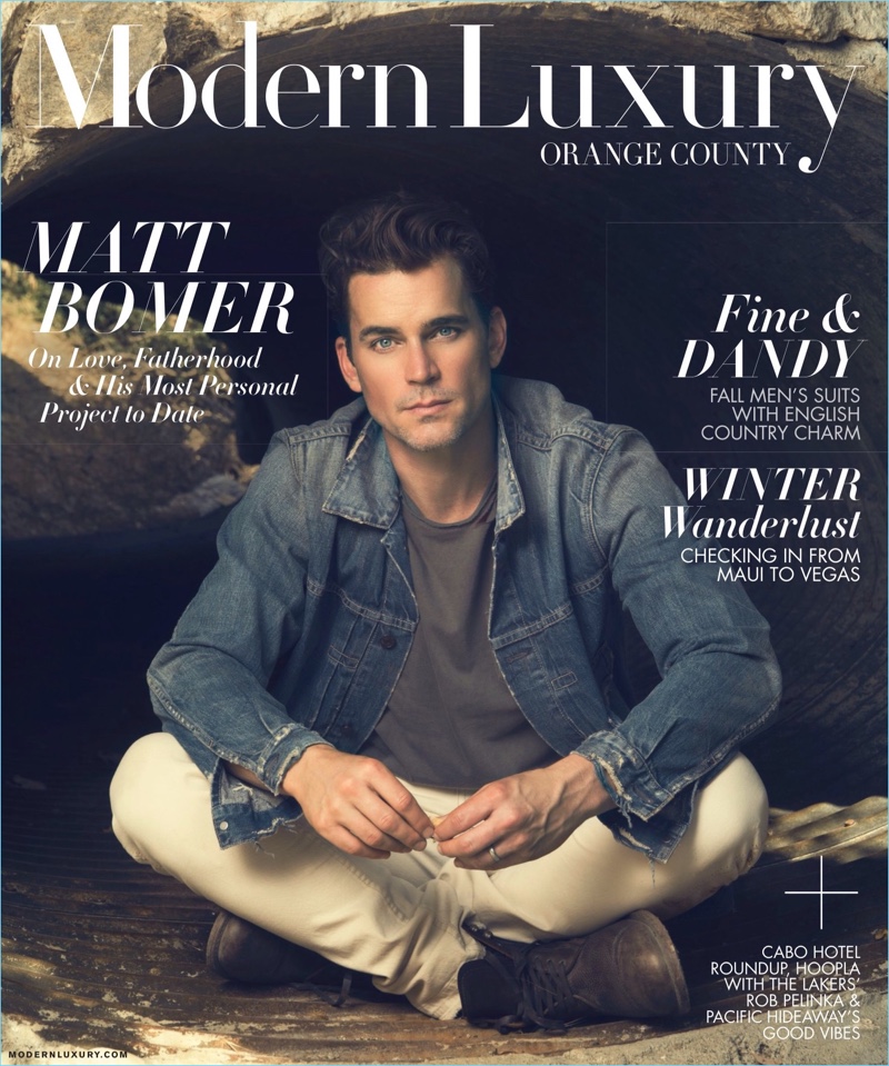 Matt Bomer covers Modern Luxury Orange County.