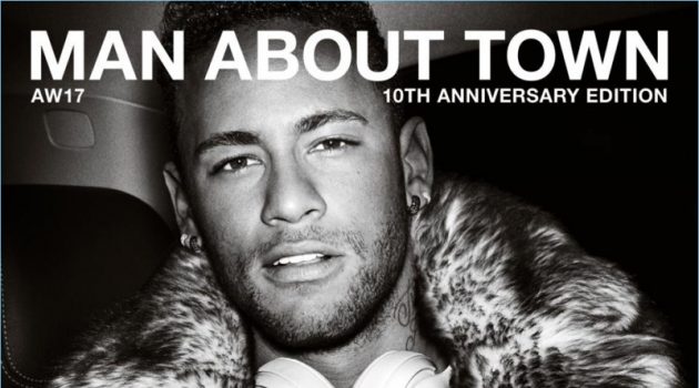 Neymar Jr. Covers Man About Town, Shoots with Mario Testino Neymar Jr. 2017 Man About Town Cover